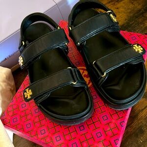 Tory Burch KIRA SPORT SANDALS SIZE 8